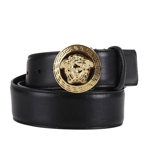 black versace belt